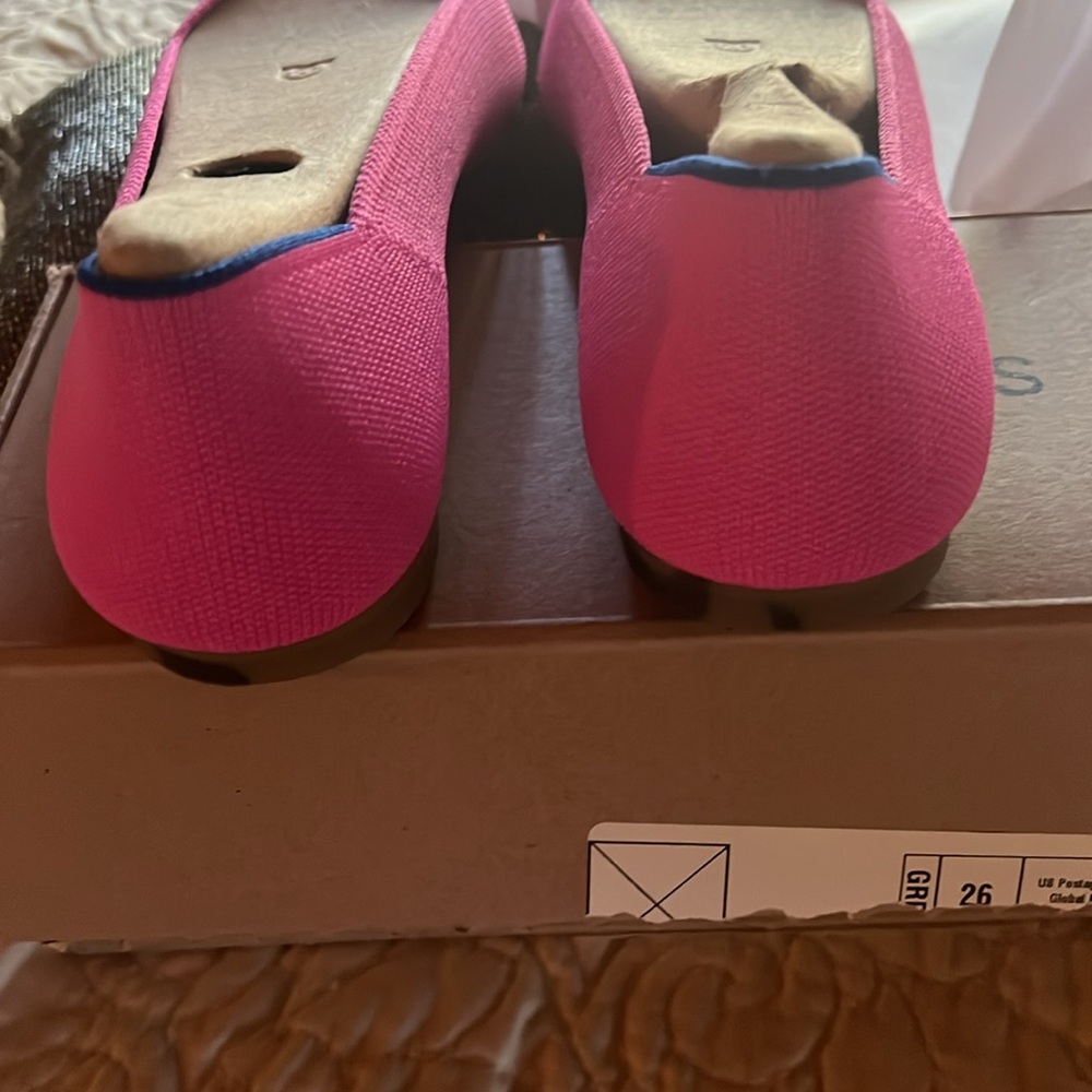 Stylish Pink Women's Flats - Picture 6 of 9